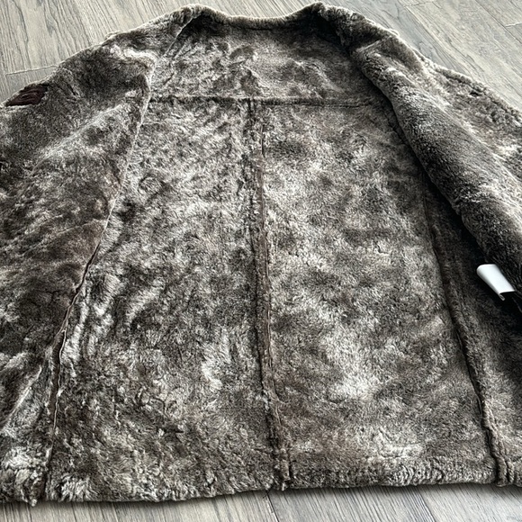 🔥Bod & Christensen🔥 | Brown 100% sheepskin shearling vest ✨Mob wife era✨ - Picture 7 of 12